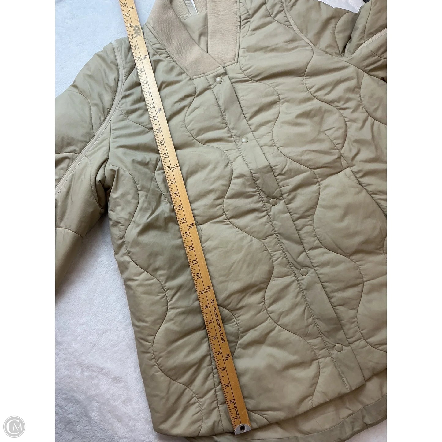 Jacket Puffer & Quilted By Lululemon In Tan, Size: 8