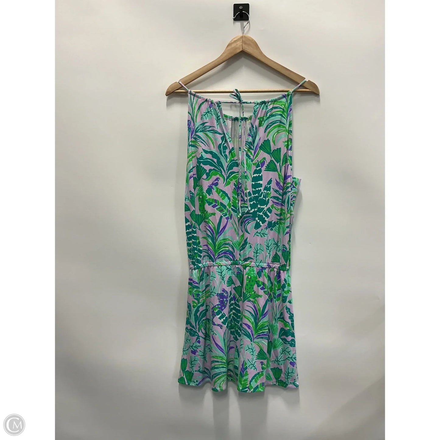 Dress Designer By Lilly Pulitzer In Green & Purple, Size: S