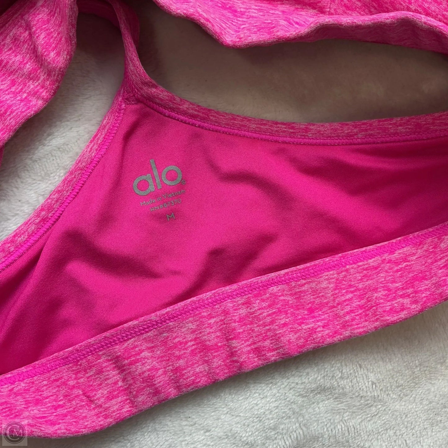 Athletic Bra By Alo In Pink, Size: M