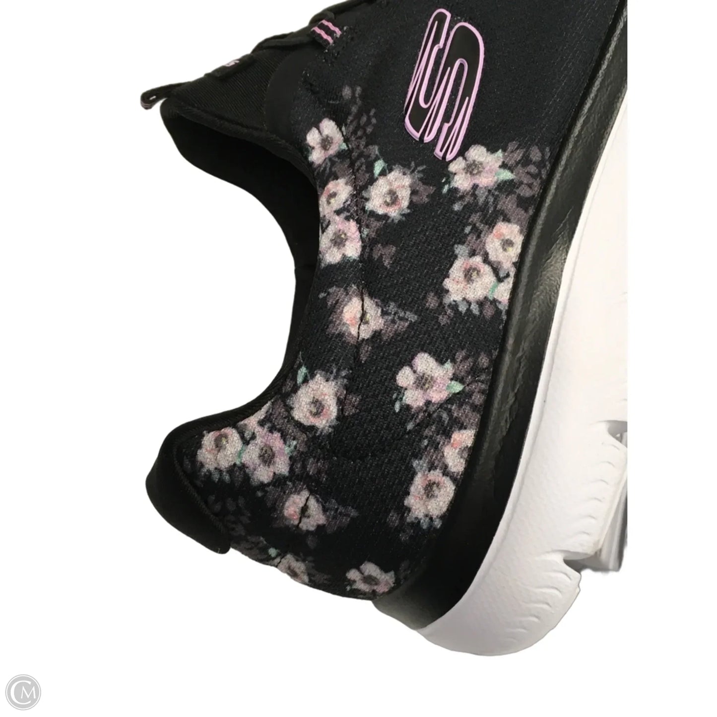 Shoes Athletic By Skechers In Floral Print, Size: 9