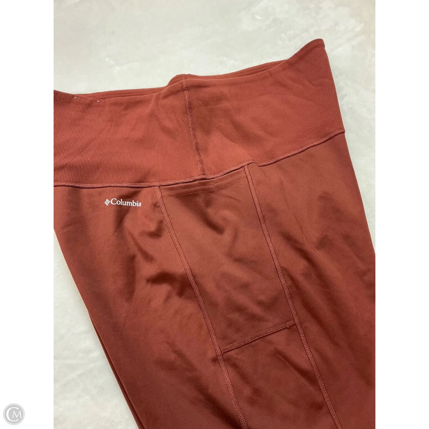 Athletic Leggings By Columbia In Brown, Size: Xxl