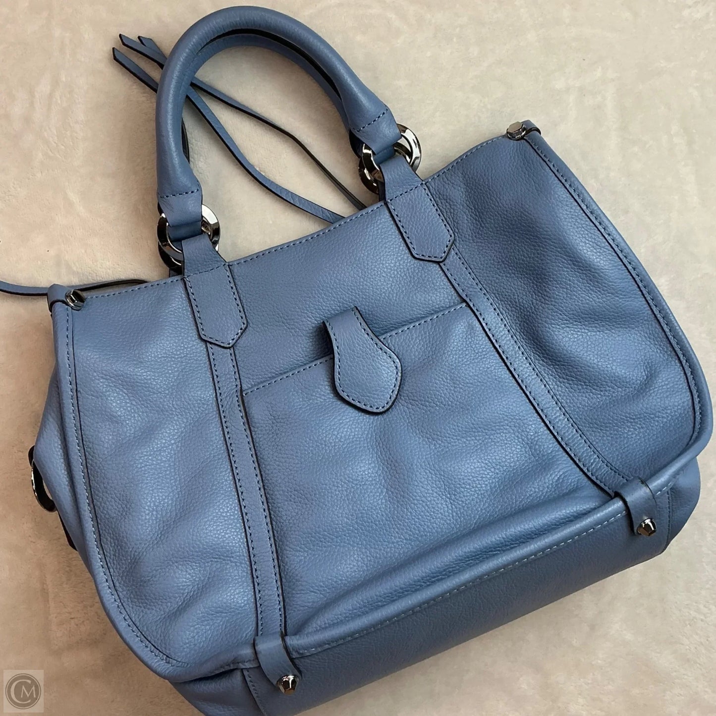 Handbag Leather By Oryany, Size: Small