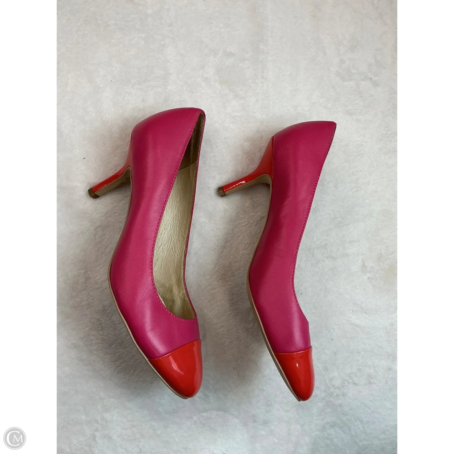 Shoes Designer By Kate Spade In Orange & Pink, Size: 7.5
