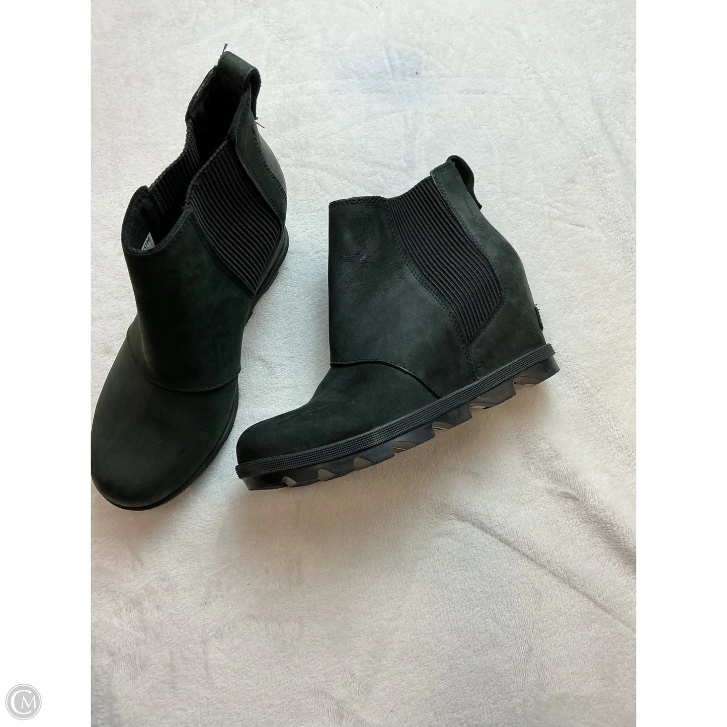 Boots Ankle Heels By Sorel In Black, Size: 8