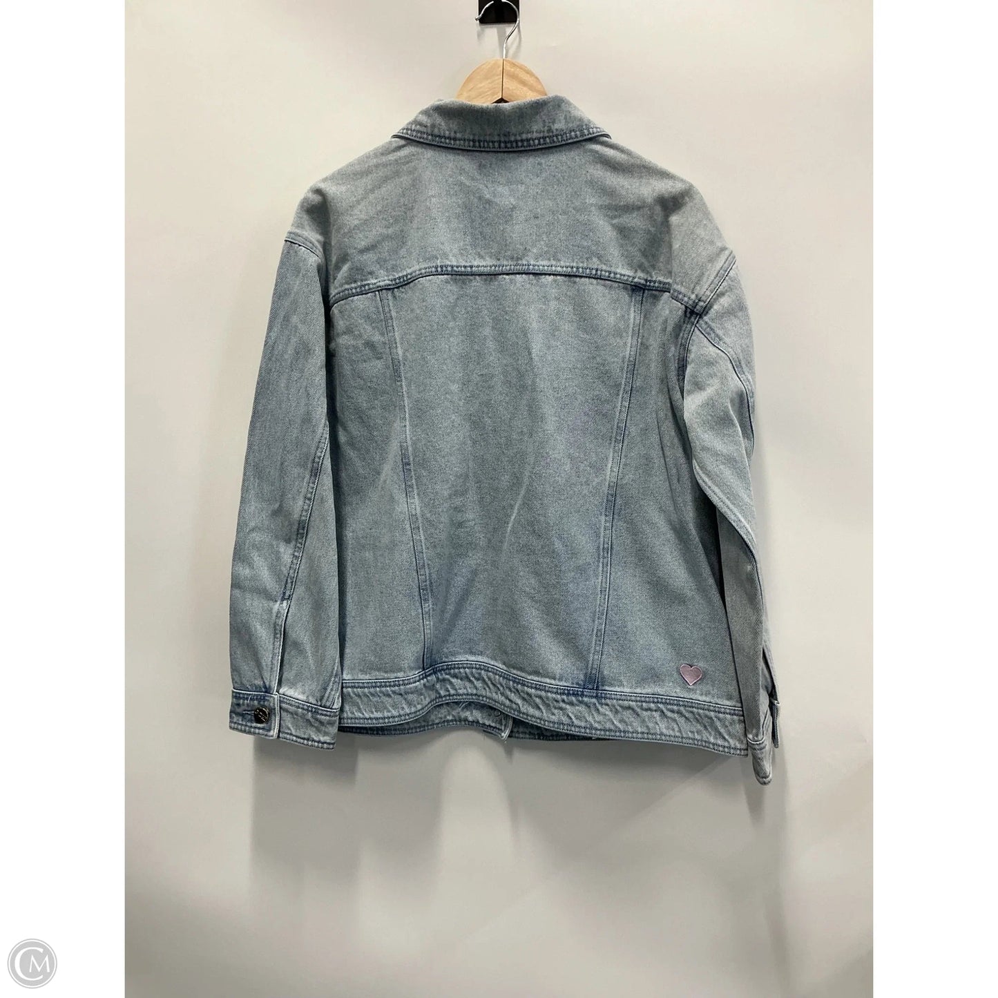 Jacket Denim By Stoney Clover Lane In Blue Denim, Size: L