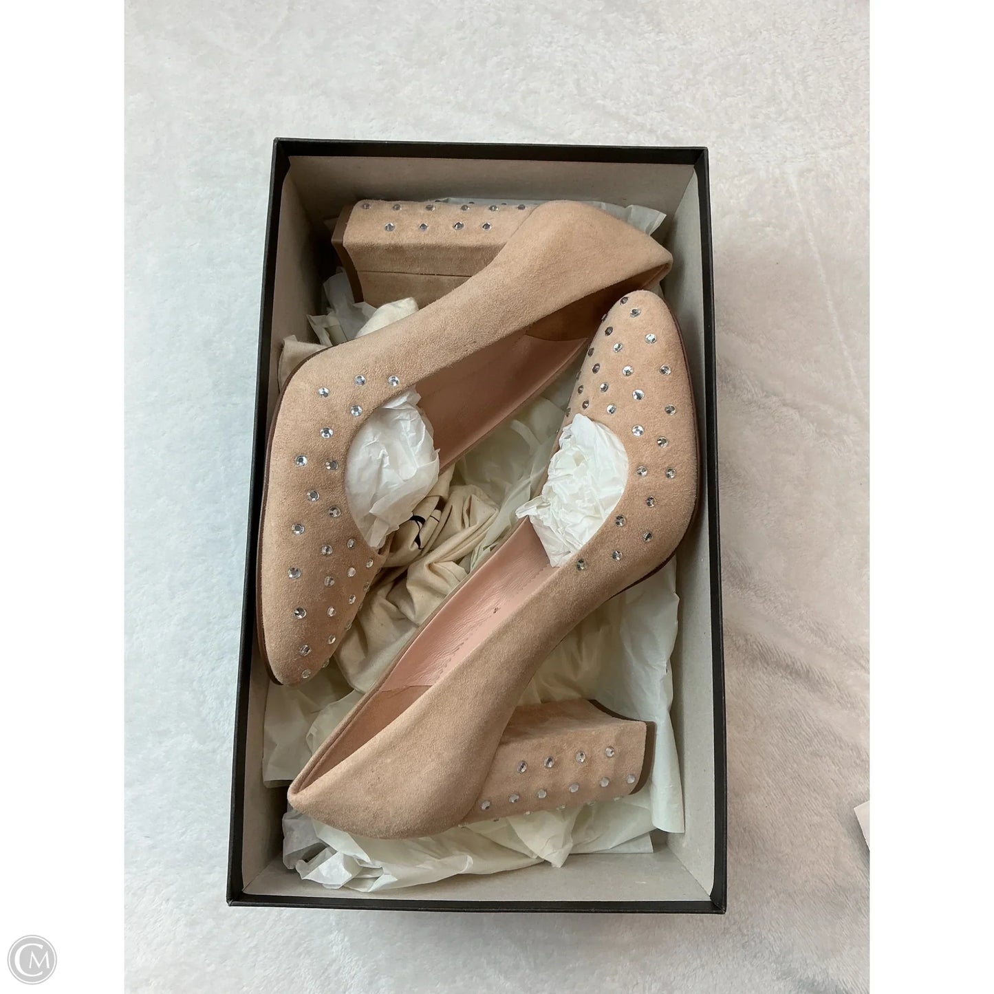 Shoes Heels Block By J. Crew In Cream, Size: 8