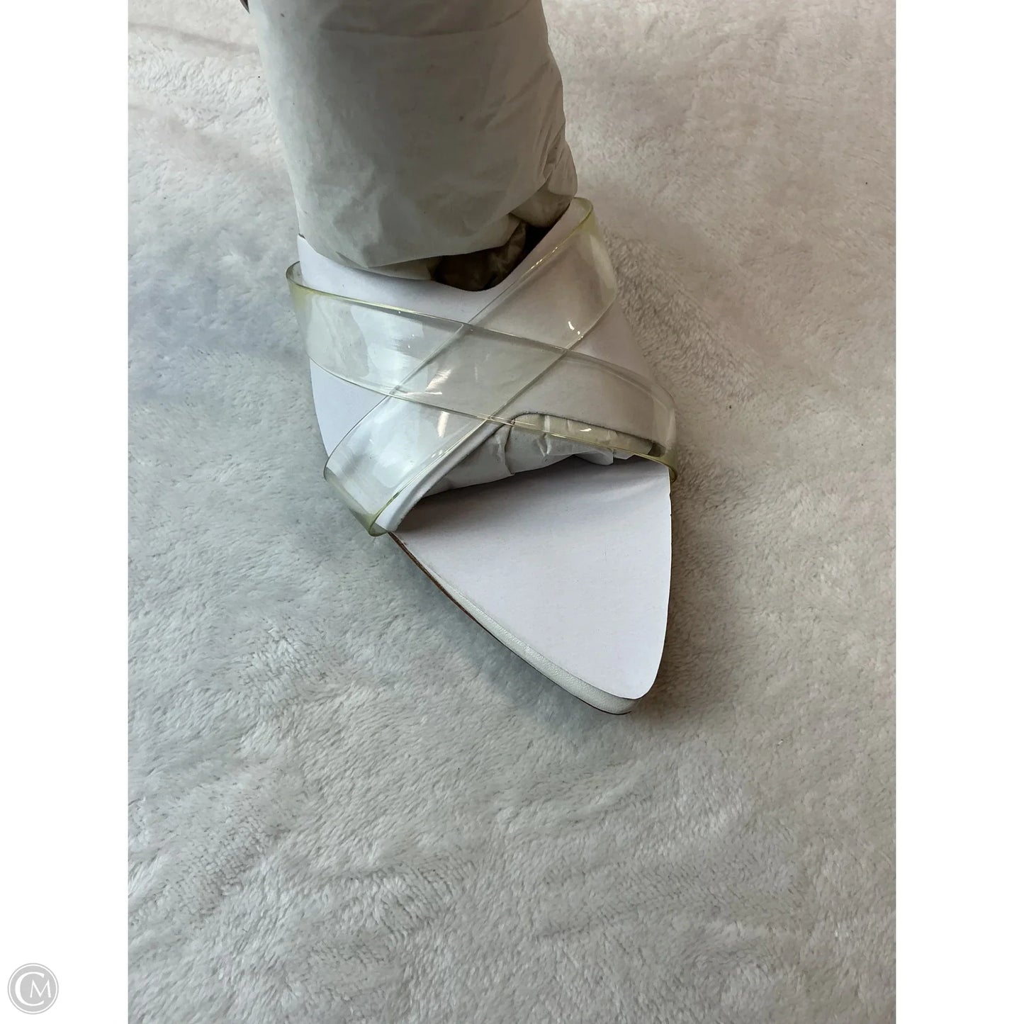 Shoes Heels Stiletto By Bcbgmaxazria In Clear, Size: 7