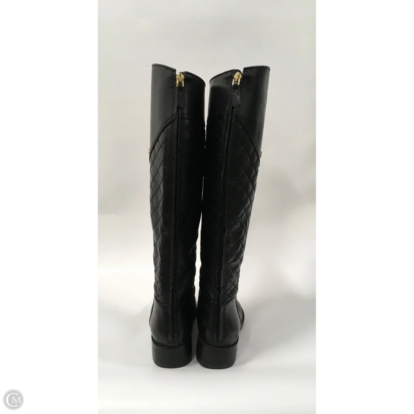 Boots Mid-calf Flats By Tory Burch In Black, Size: 7