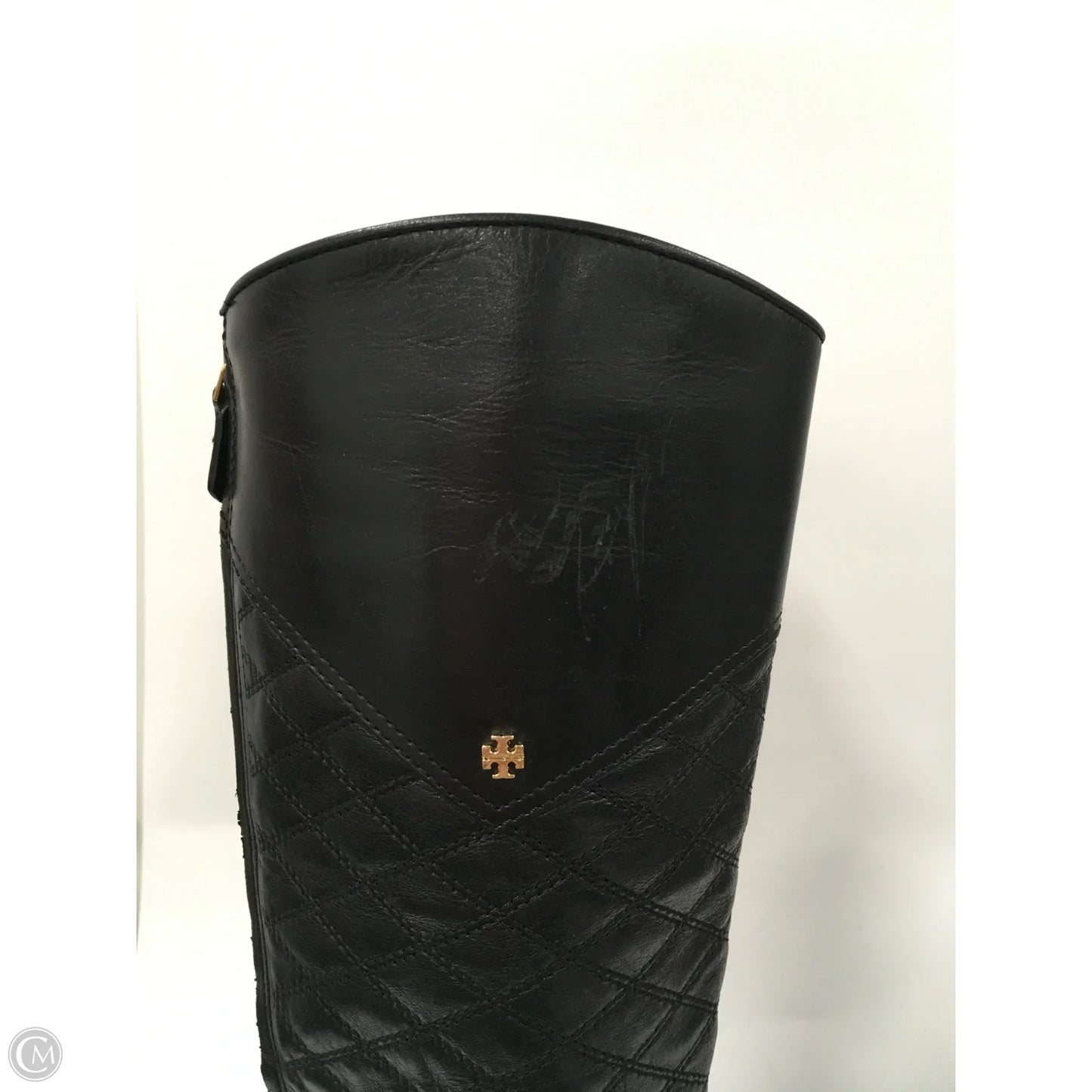 Boots Mid-calf Flats By Tory Burch In Black, Size: 7