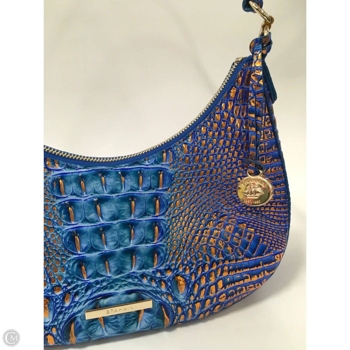 Handbag Designer By Brahmin, Size: Small