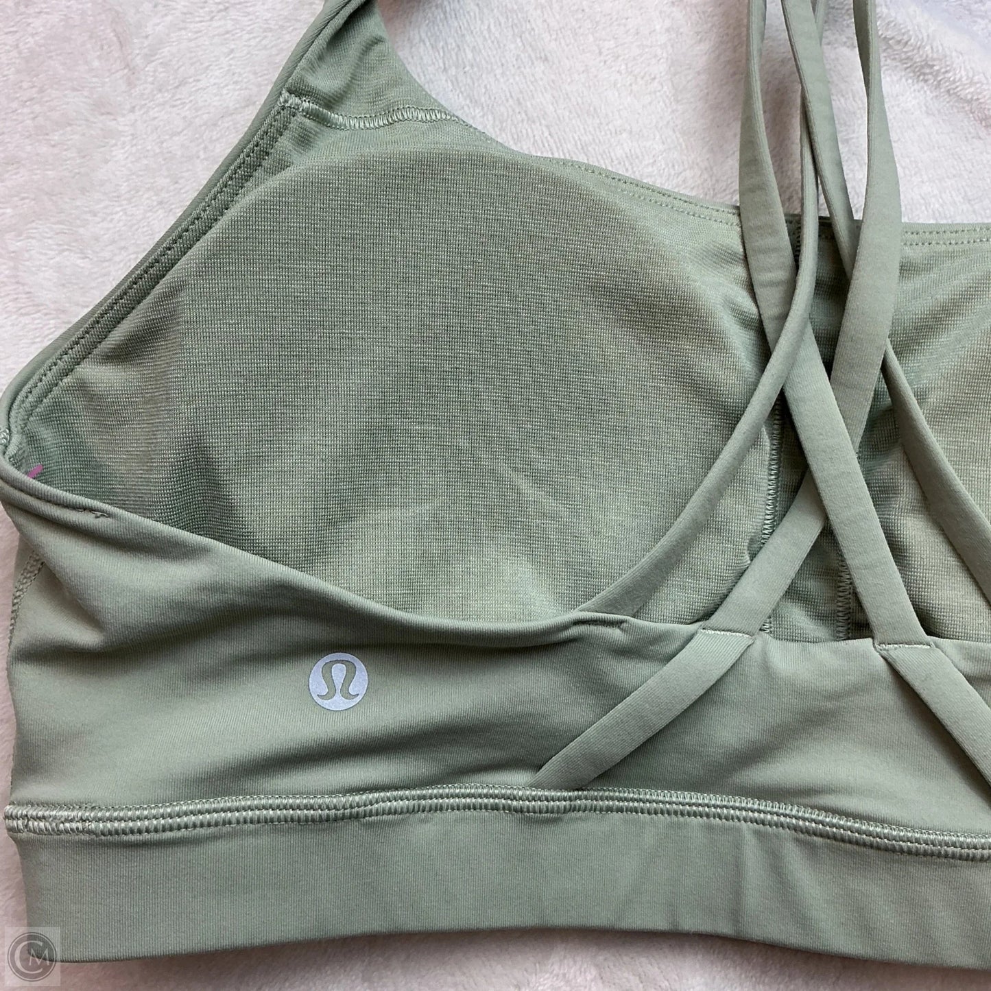 Athletic Bra By Lululemon In Green, Size: S