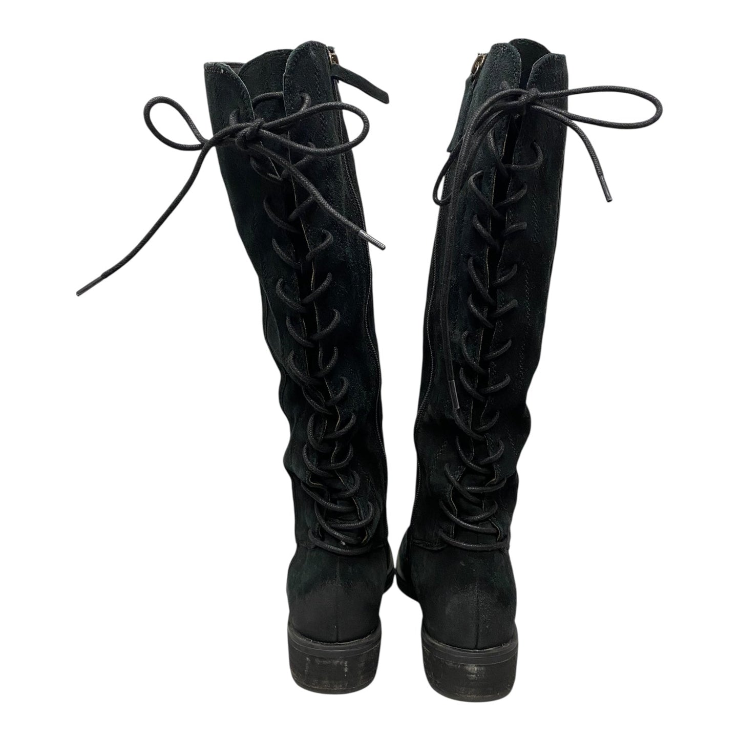 Boots Knee Flats By Sofft In Black, Size:7