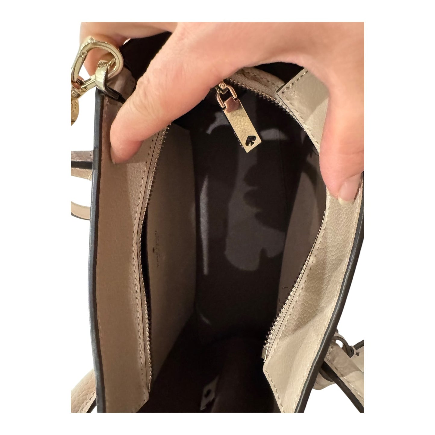 Handbag Designer By Kate Spade In Mauve, Size:Small