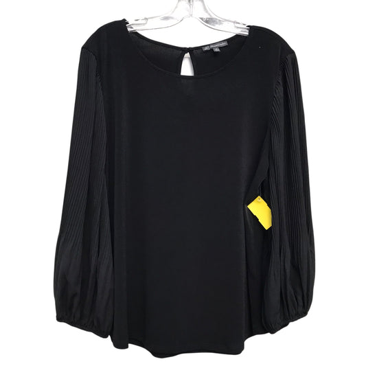 Top Ls By Adrianna Papell In Black, Size:Xl