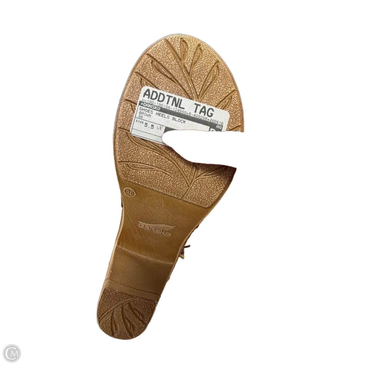 Shoes Heels Block By Dansko In Brown, Size: 5.5