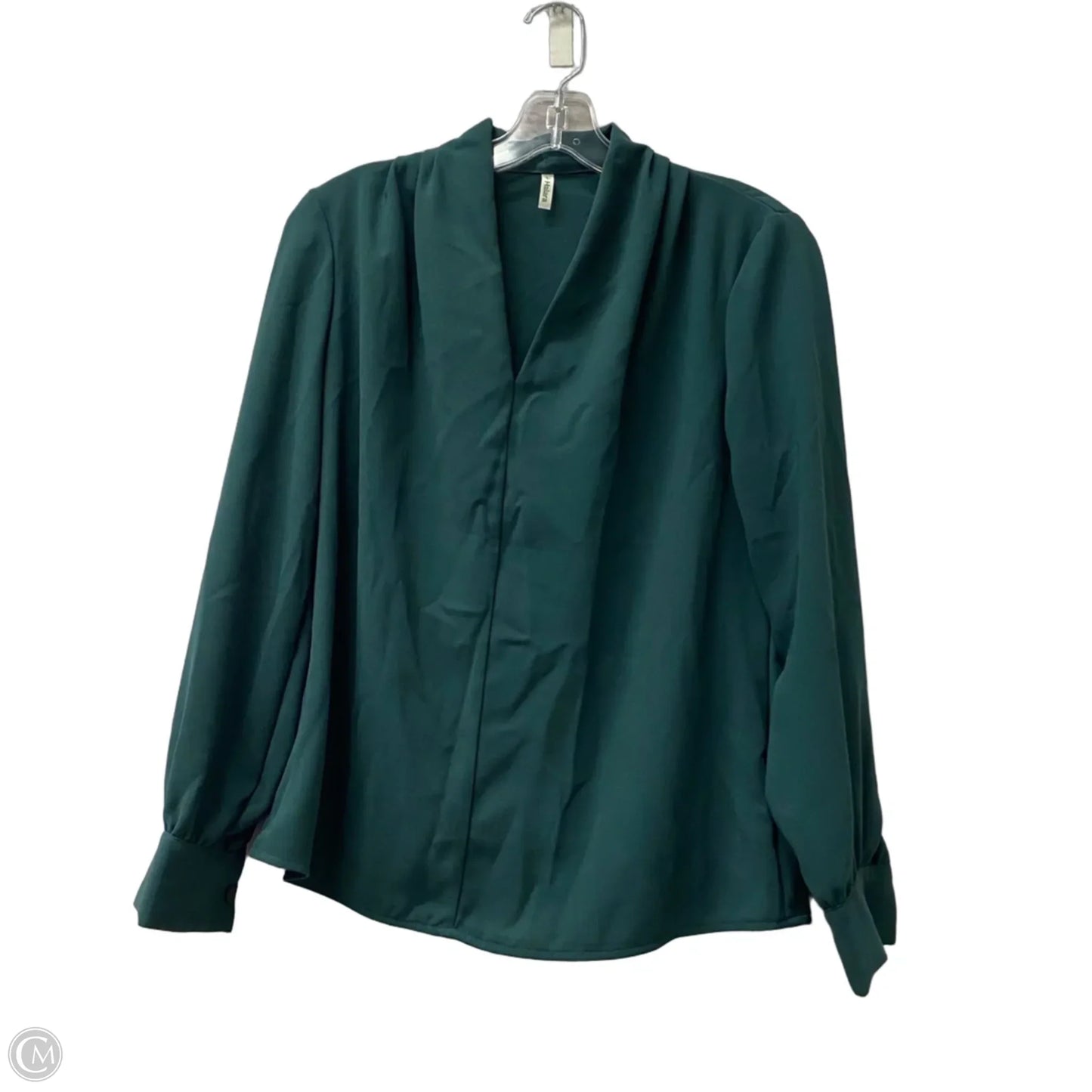 Top Long Sleeve By Halara In Green, Size: Xs