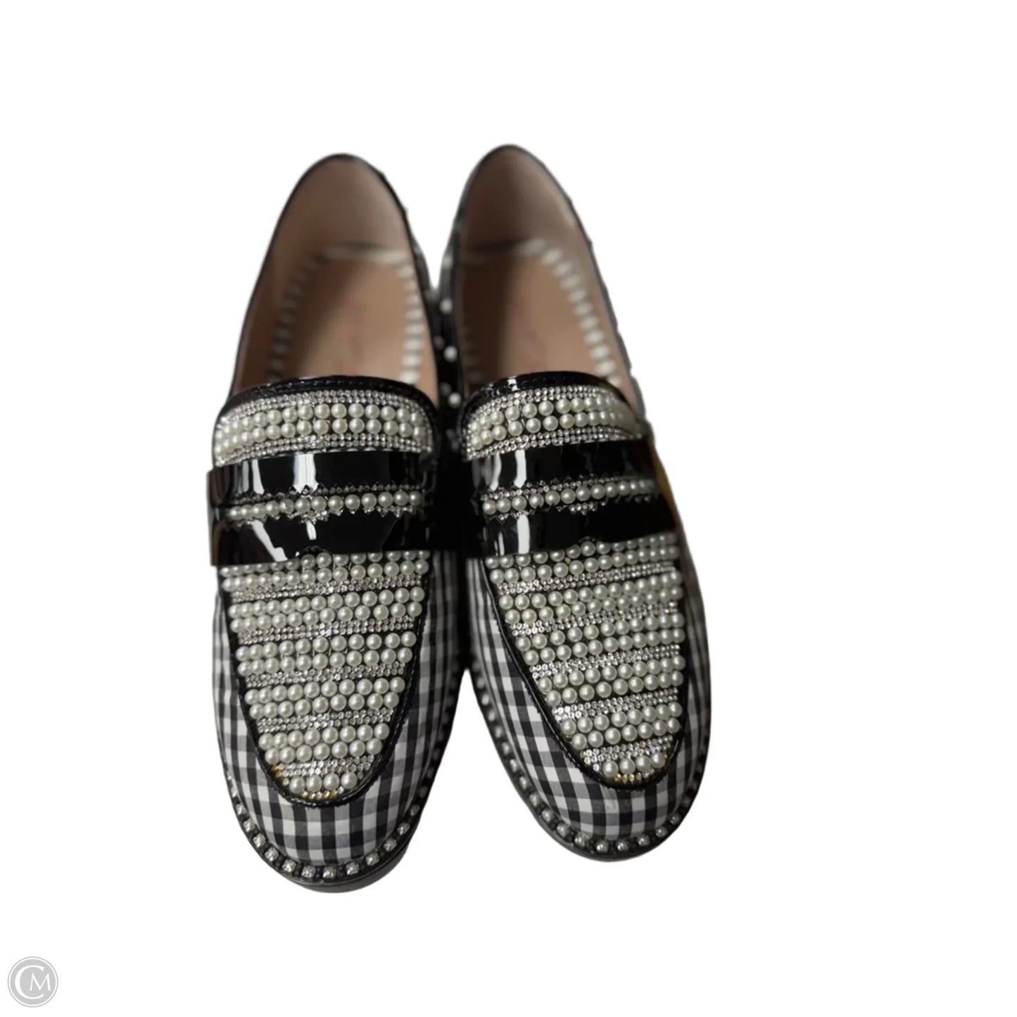 Shoes Flats By Betsey Johnson In Plaid Pattern, Size: 8