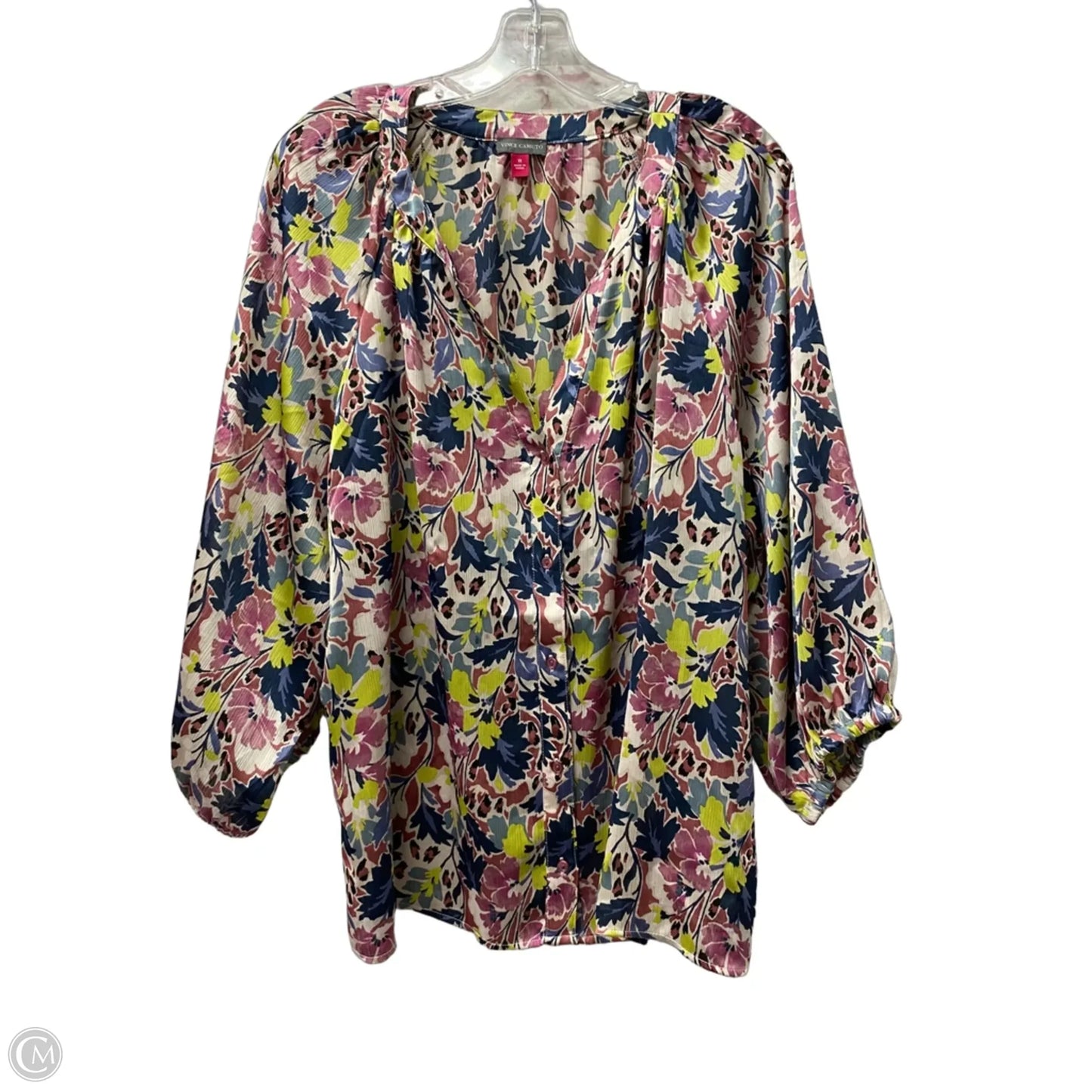 Top Long Sleeve By Vince Camuto In Purple, Size: 1x