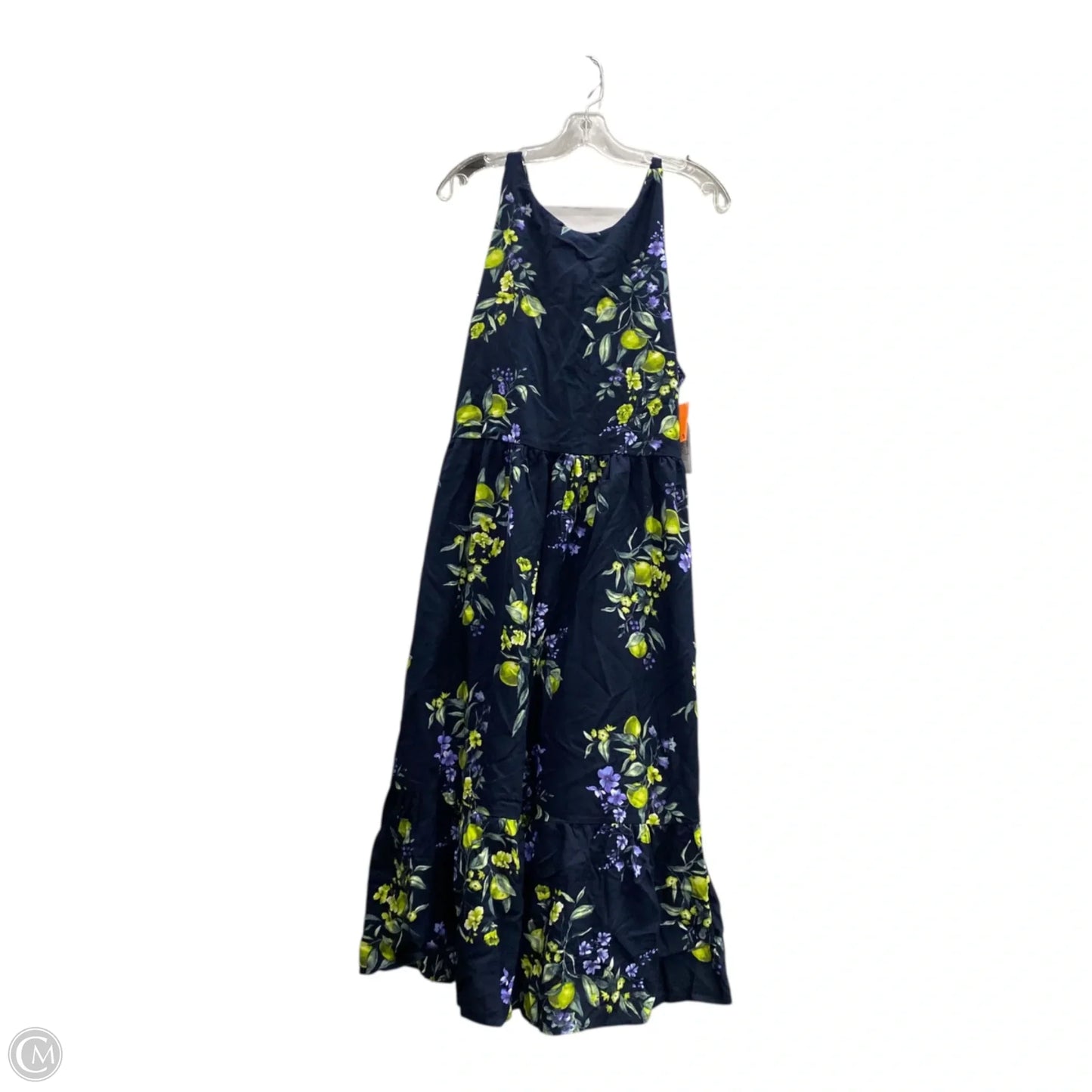 Dress Casual Short By Time And Tru In Blue & Yellow, Size: Xl