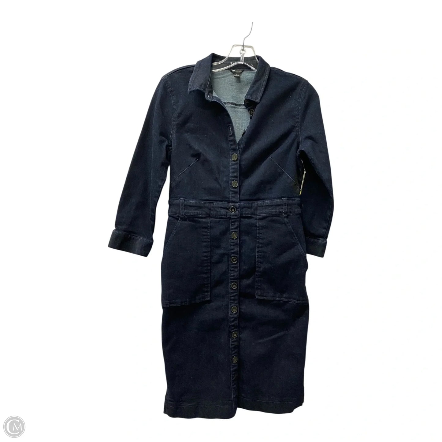 Dress Casual Short By Ann Taylor In Blue Denim, Size: 4