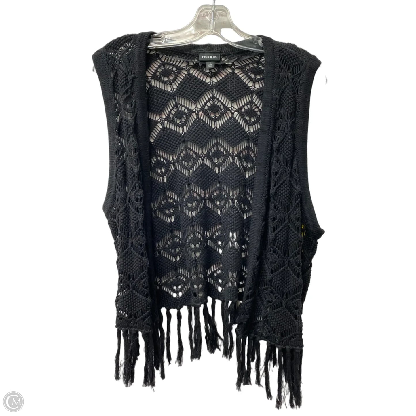 Vest Other By Torrid In Black, Size: 1x