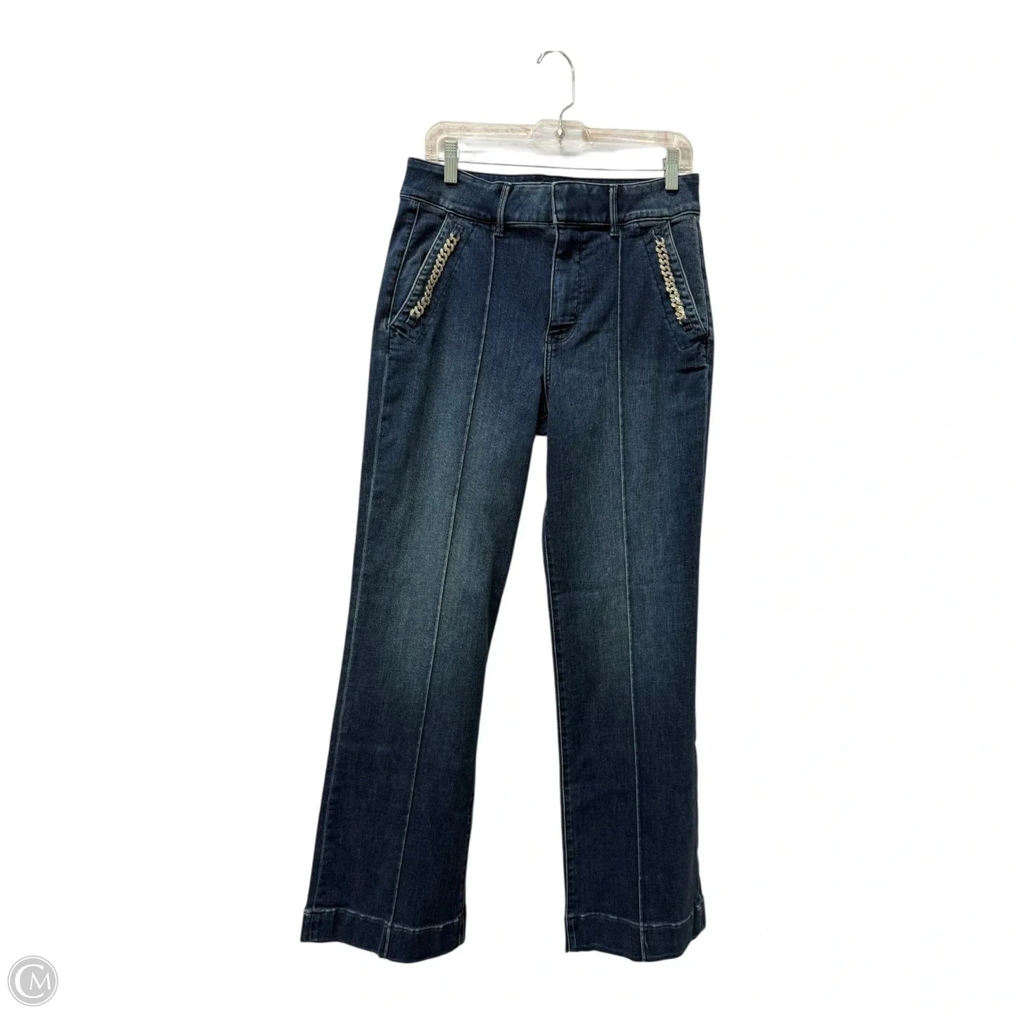 Jeans Wide Leg By White House Black Market In Blue, Size: 10
