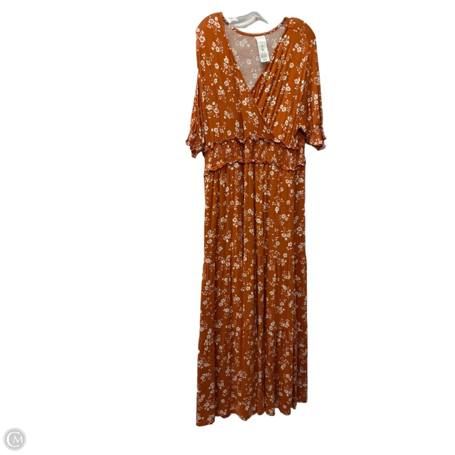 Dress Casual Maxi By Serra In Orange, Size: Xl