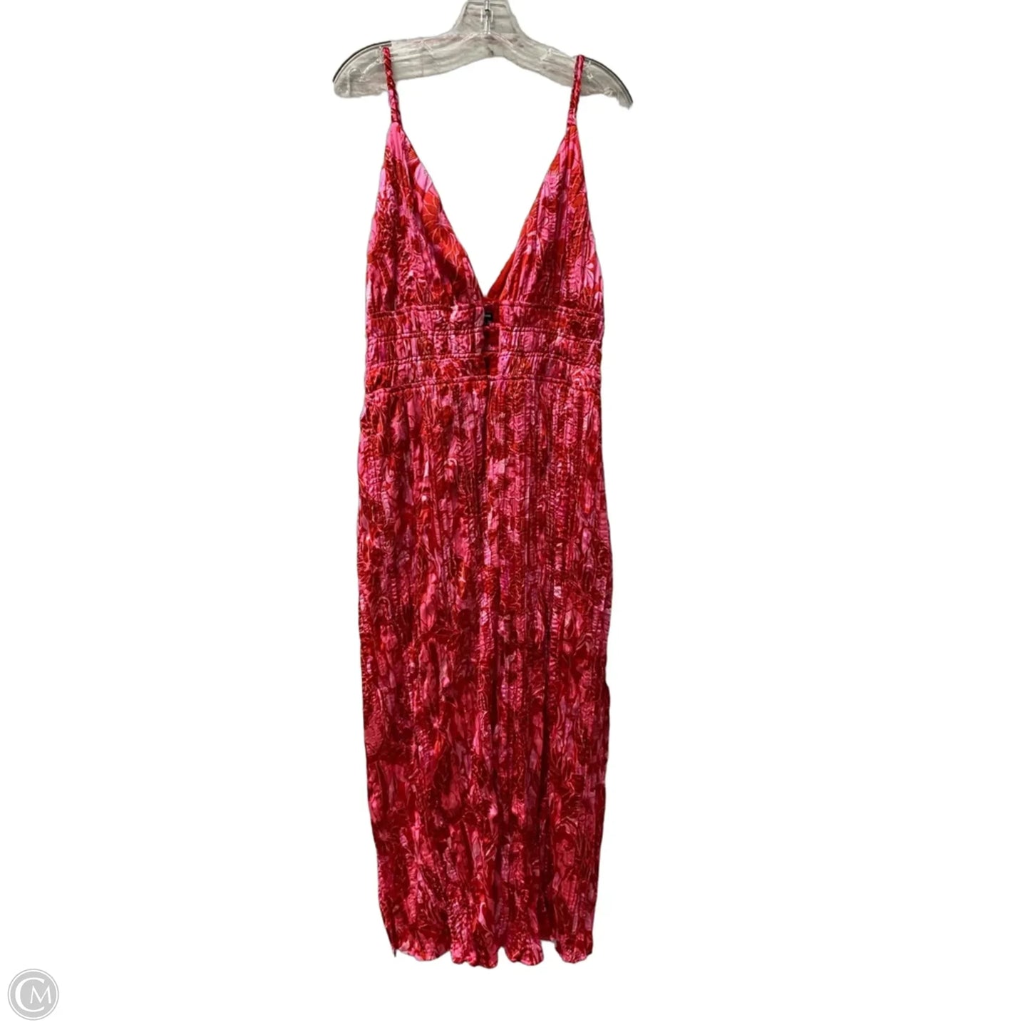 Dress Casual Maxi By Express In Red, Size: Xl