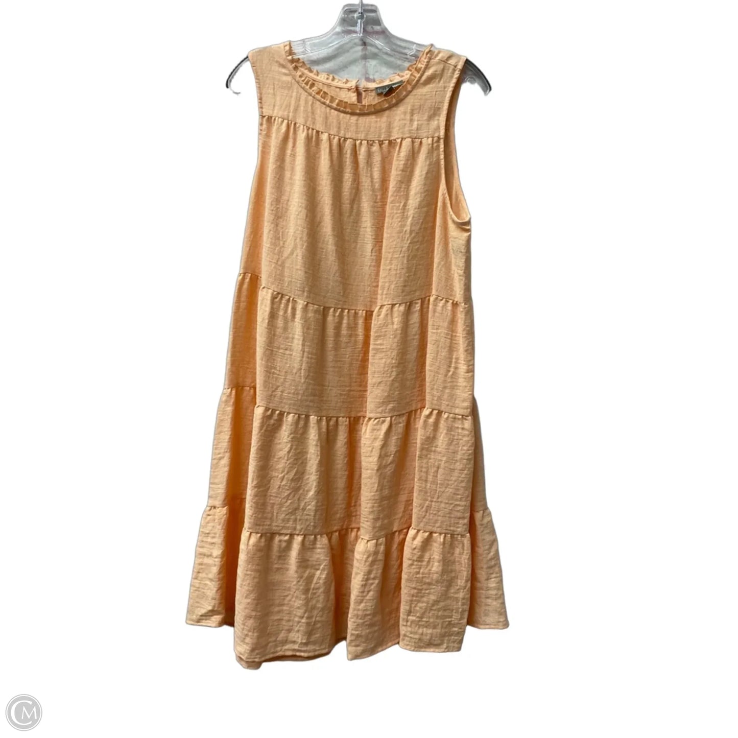 Dress Casual Short By Falls Creek In Orange, Size: 1x