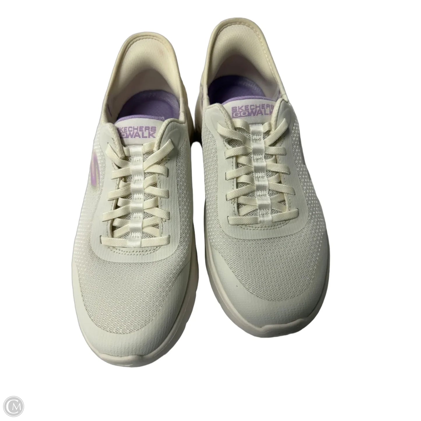 Shoes Sneakers By Skechers In Cream, Size: 8
