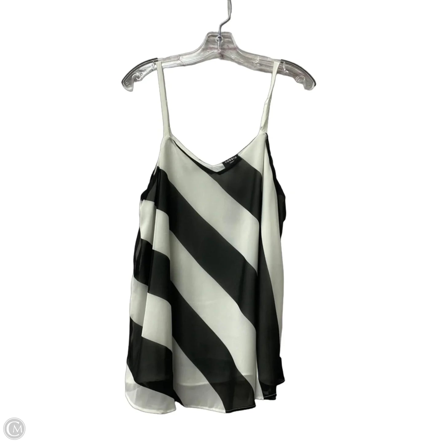 Top Sleeveless By Torrid In White, Size: Mp