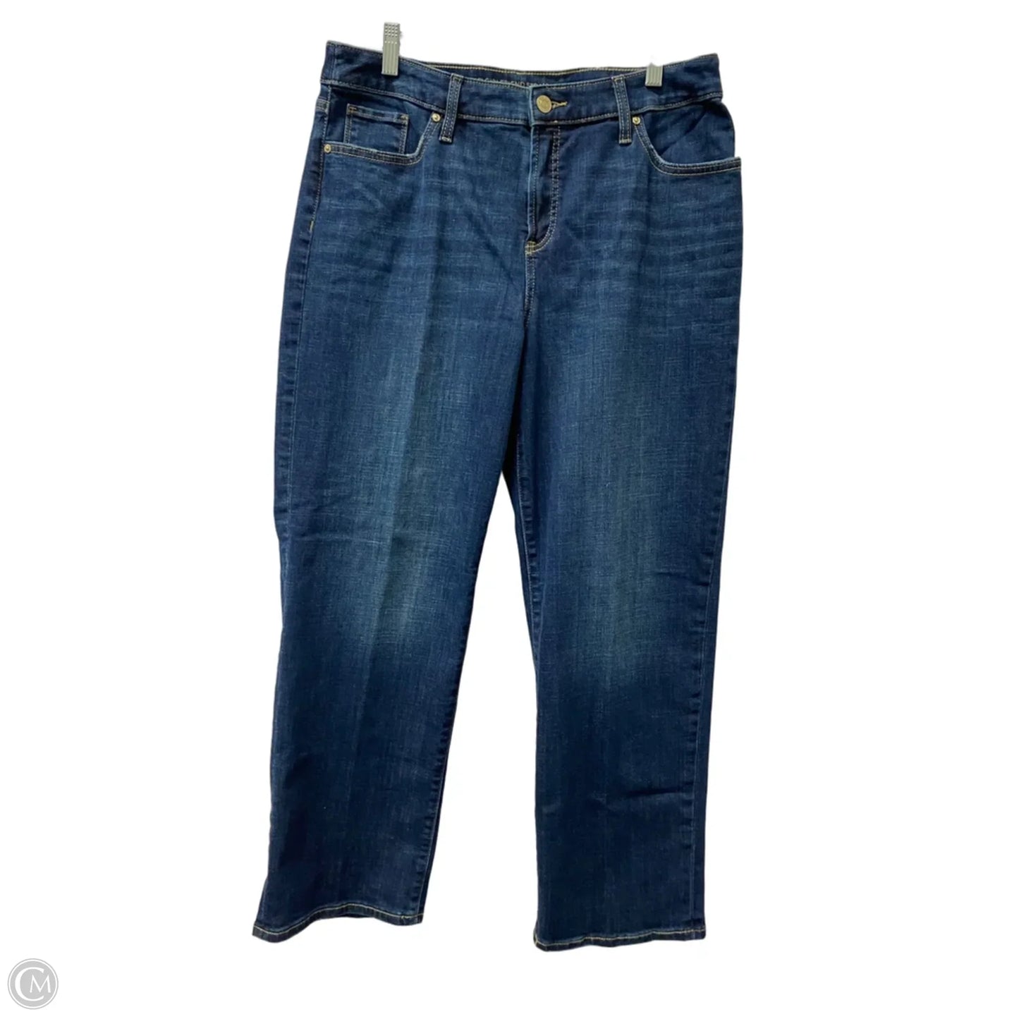 Jeans Straight By Chicos In Blue, Size: 12