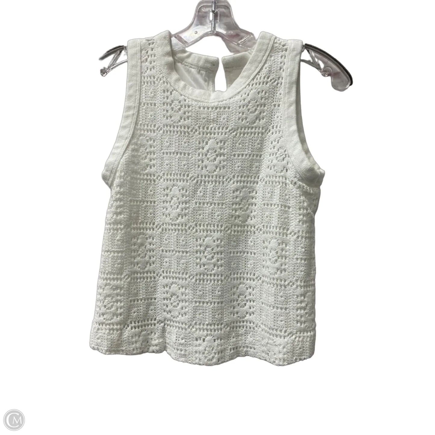 Top Sleeveless By Loft In White, Size: Sp