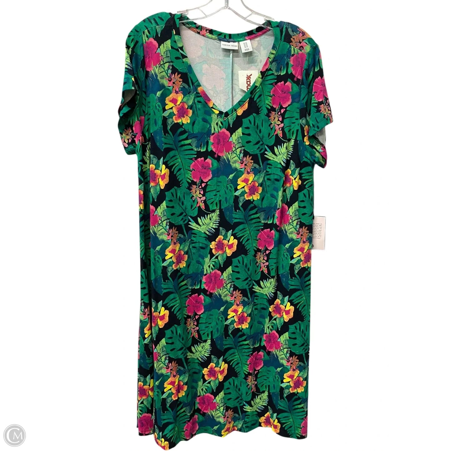 Dress Casual Short By tabitha Webb In Green, Size: 1x