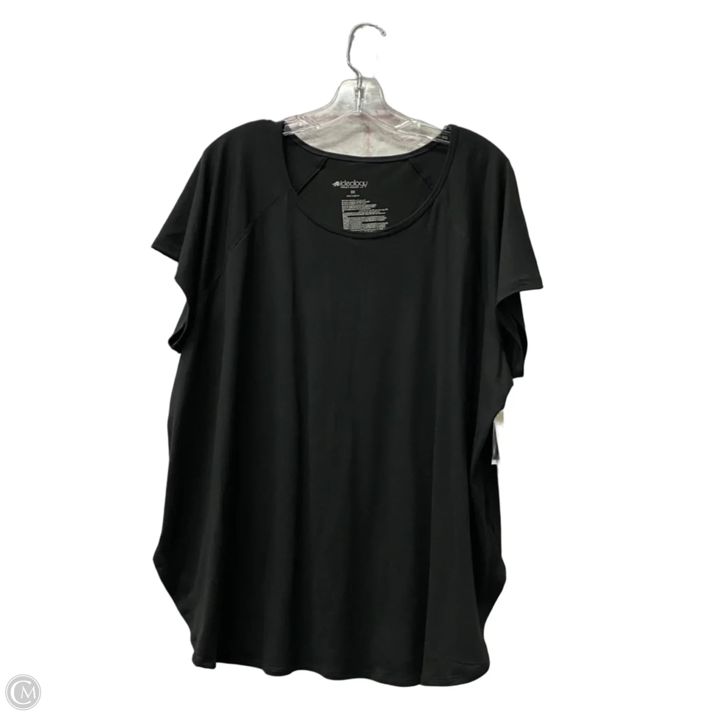 Athletic Top Short Sleeve By Ideology In Black, Size: 3x