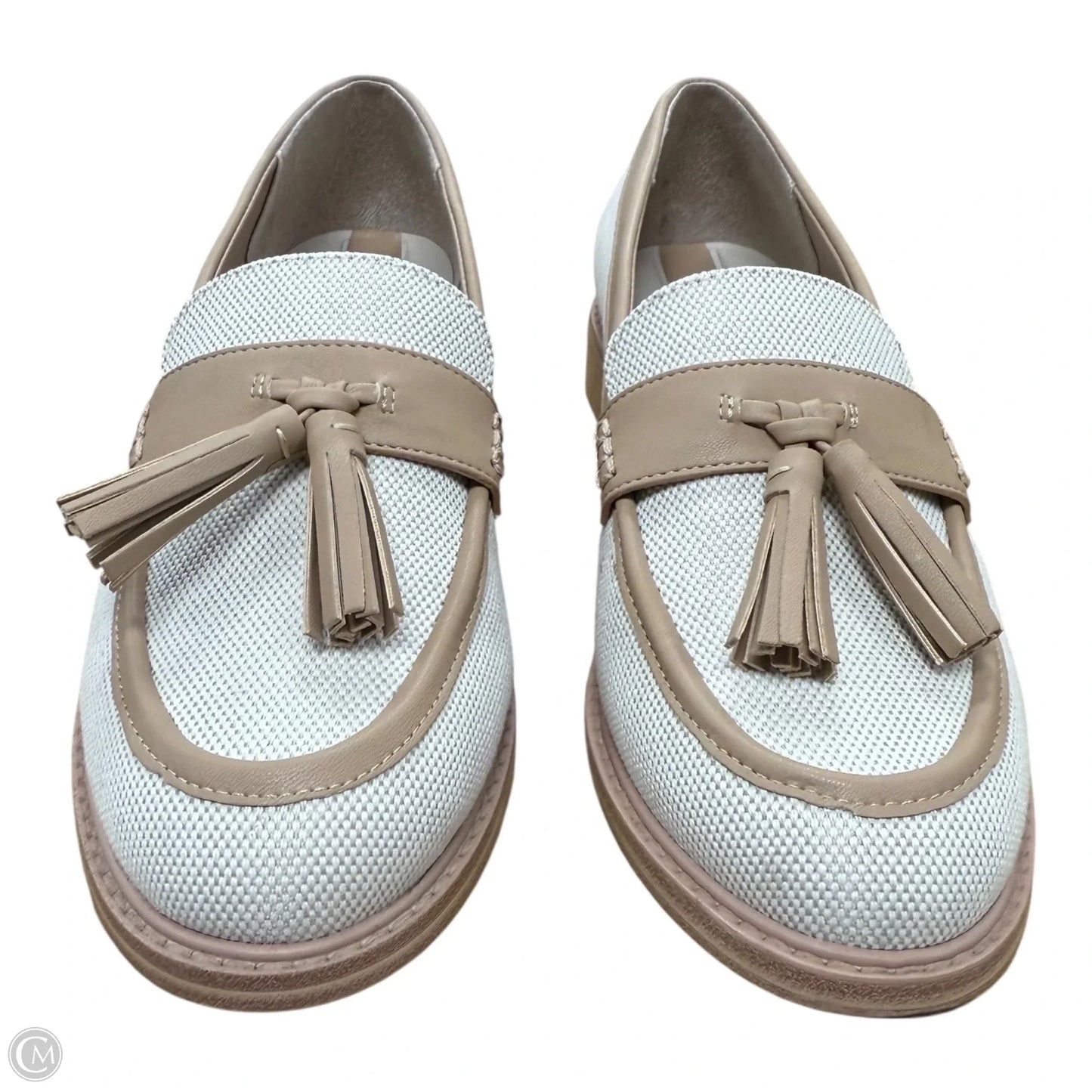 Shoes Flats By Franco Sarto In Tan & White, Size: 8