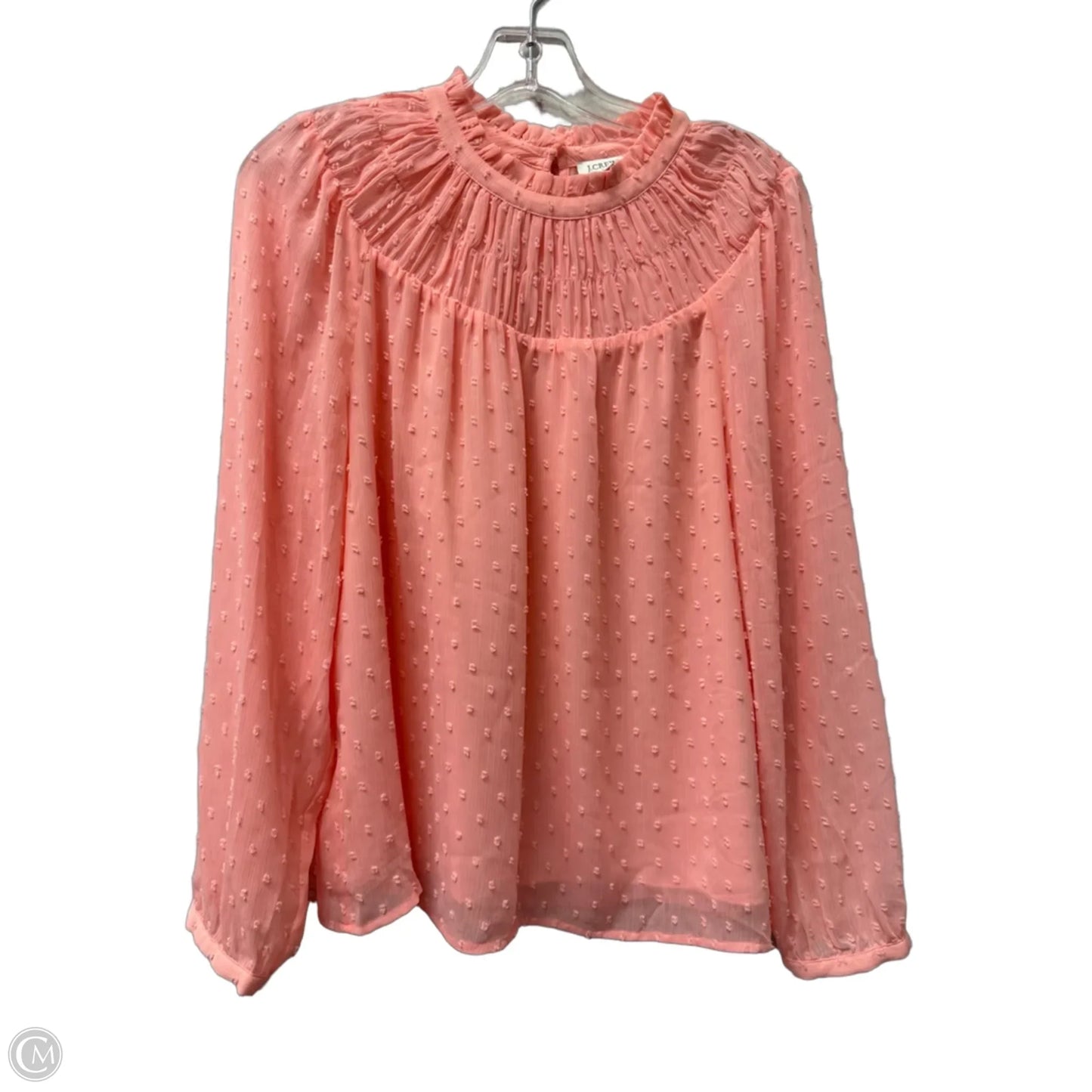 Top Long Sleeve By J. Crew In Pink, Size: M