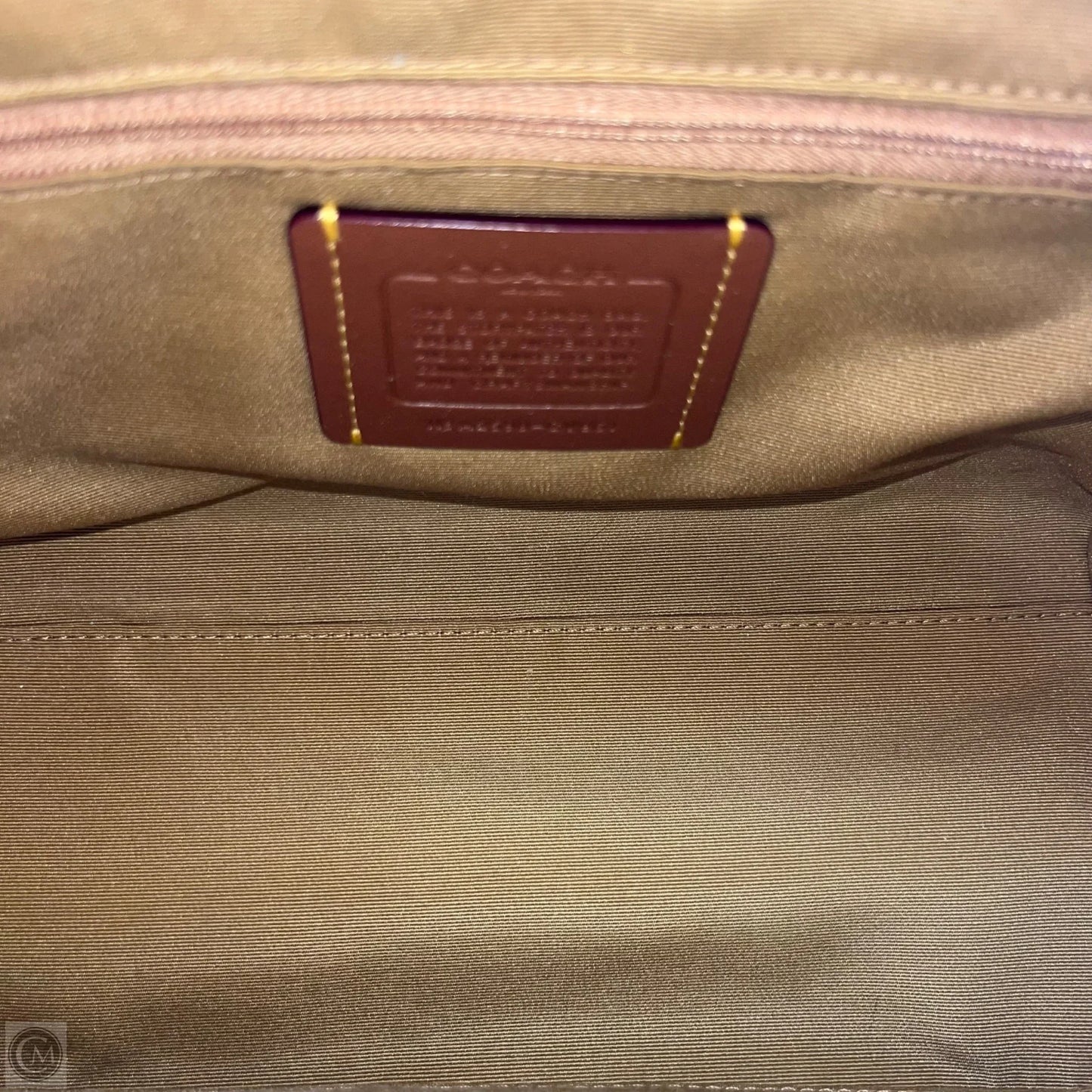 HANDBAG DESIGNER by COACH in YELLOW, Size: Small