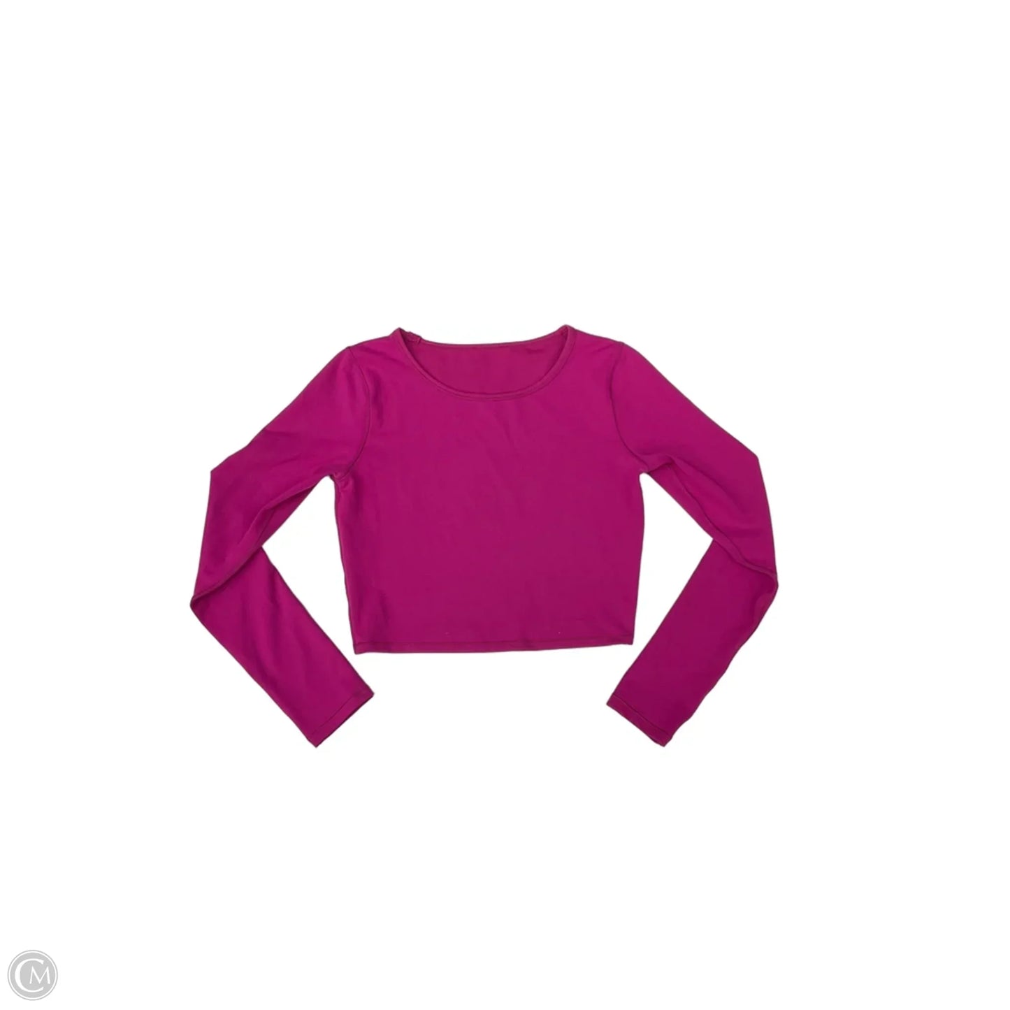 Athletic Top Long Sleeve Crewneck By Lululemon In Purple, Size: L