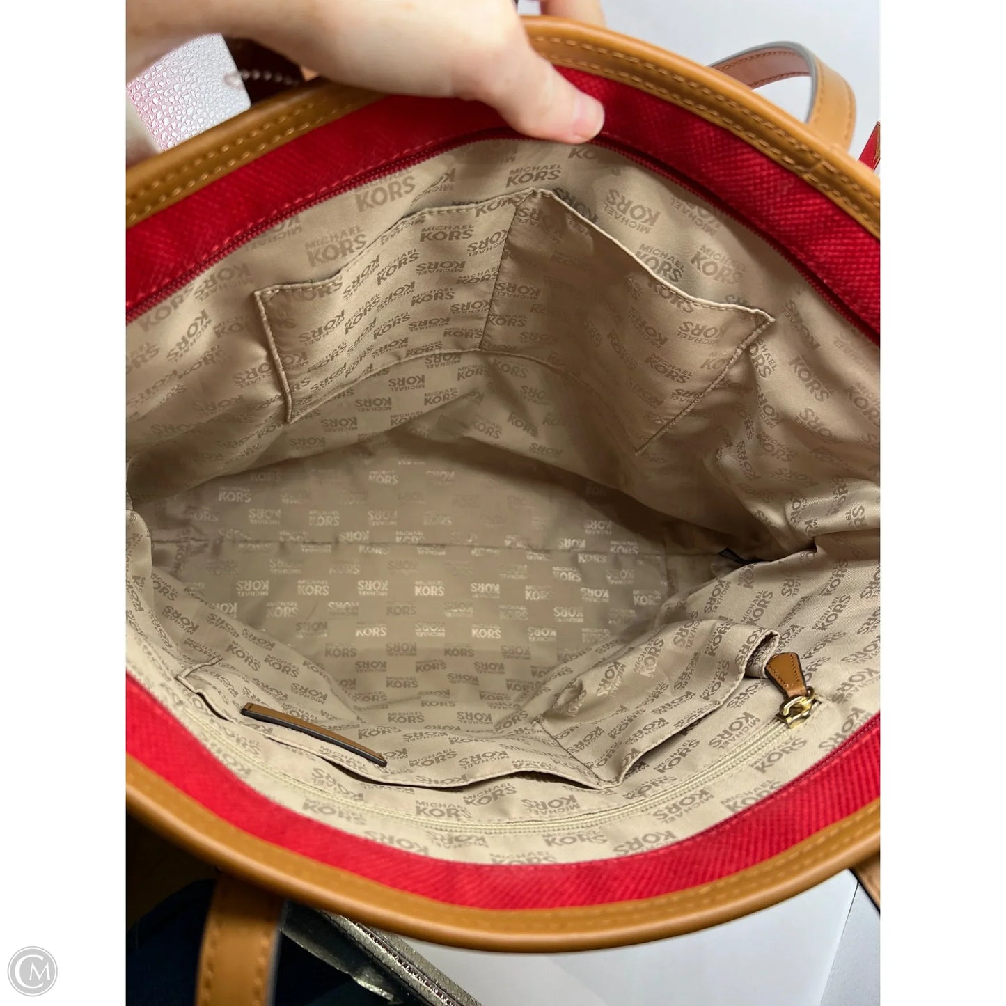 Handbag Designer By Michael Kors, Size: Large