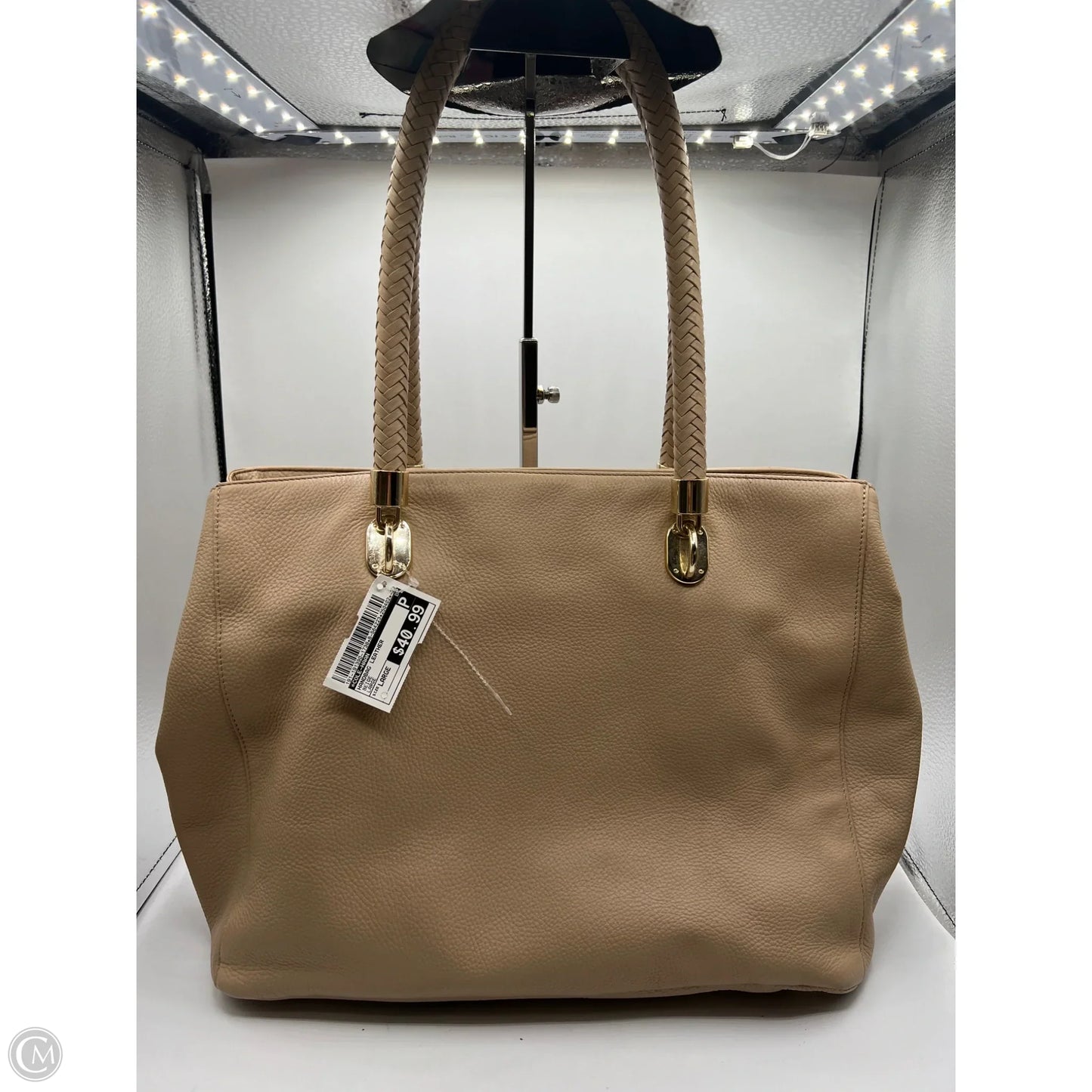 Handbag Leather By Cole-haan, Size: Large