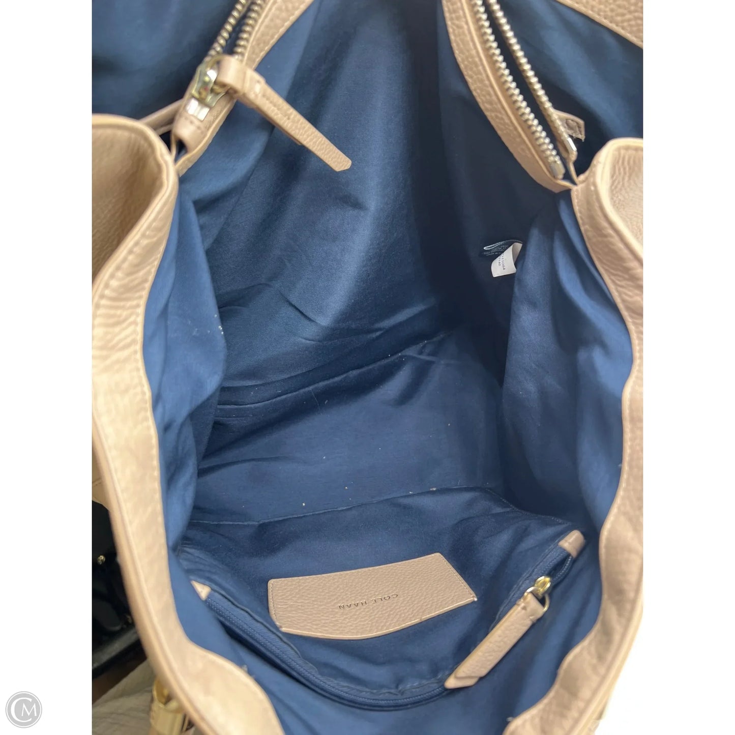 Handbag Leather By Cole-haan, Size: Large