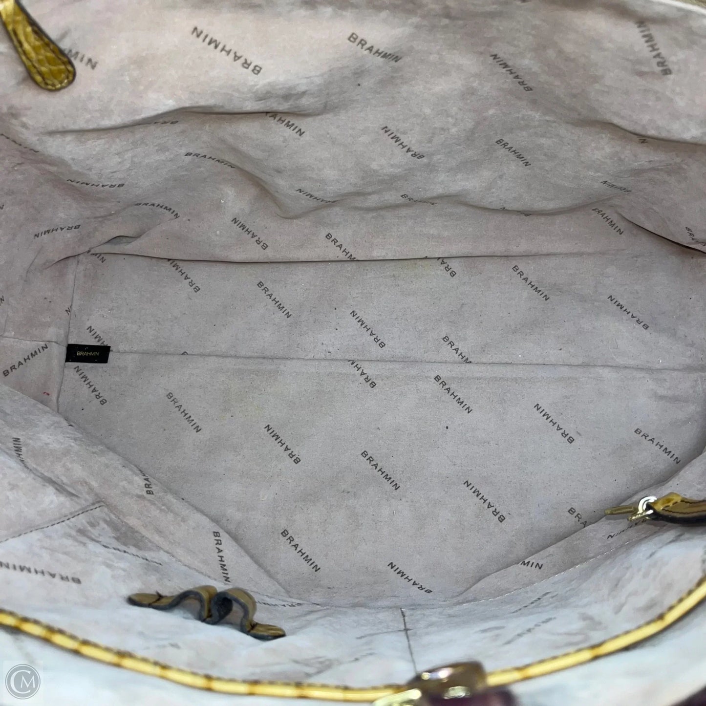 Handbag Designer By Brahmin, Size: Large