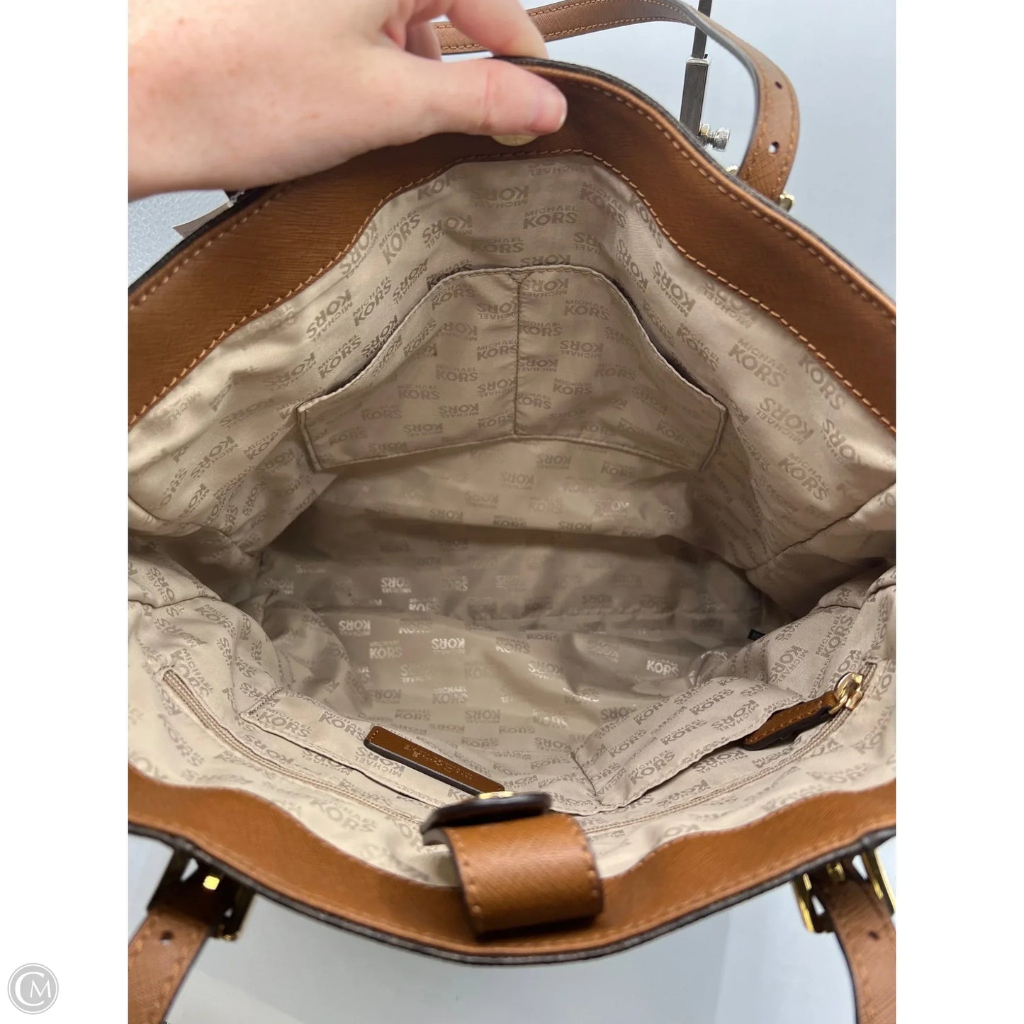 Handbag Designer By Michael Kors, Size: Large