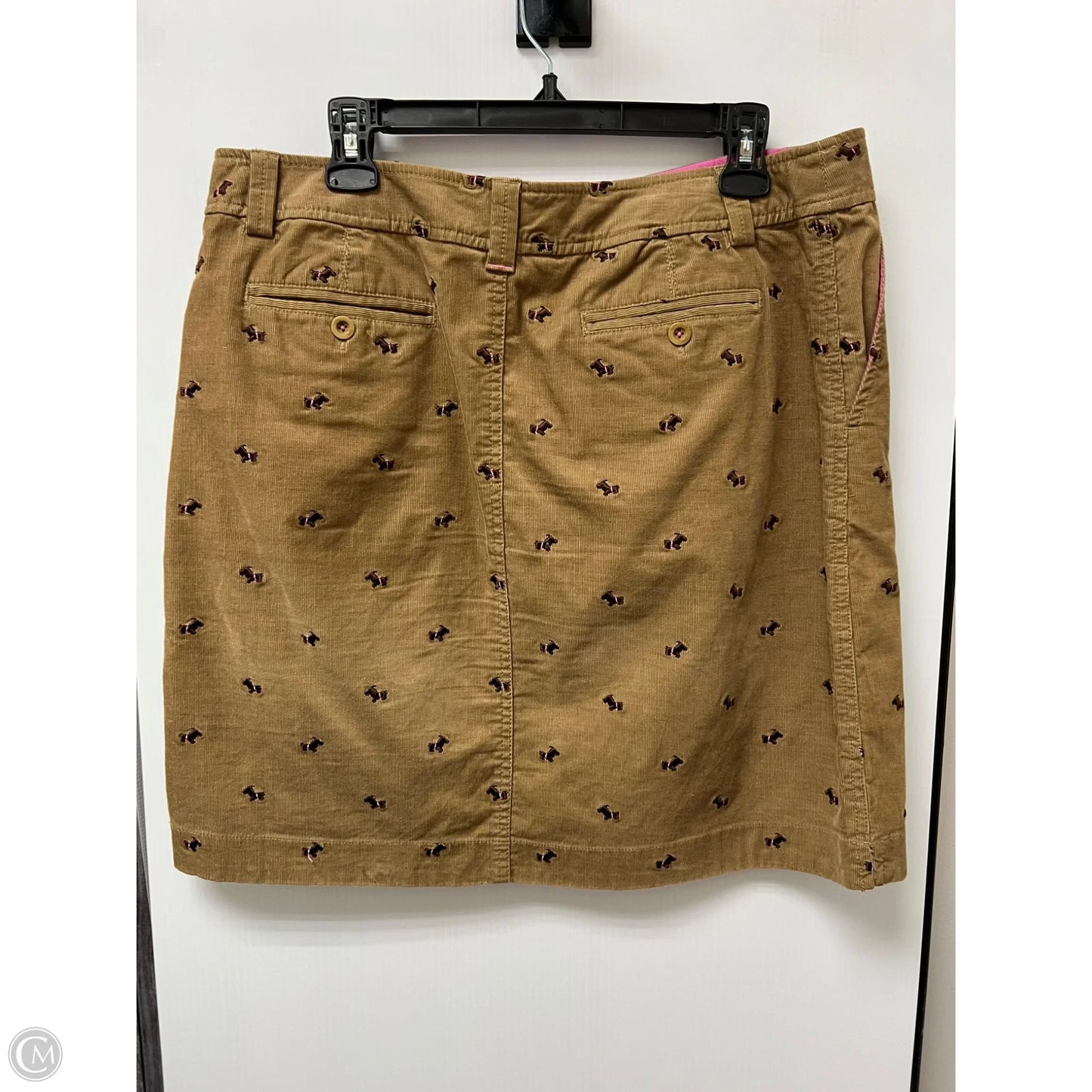 Skirt Designer By Lilly Pulitzer In Brown & Pink, Size: 12