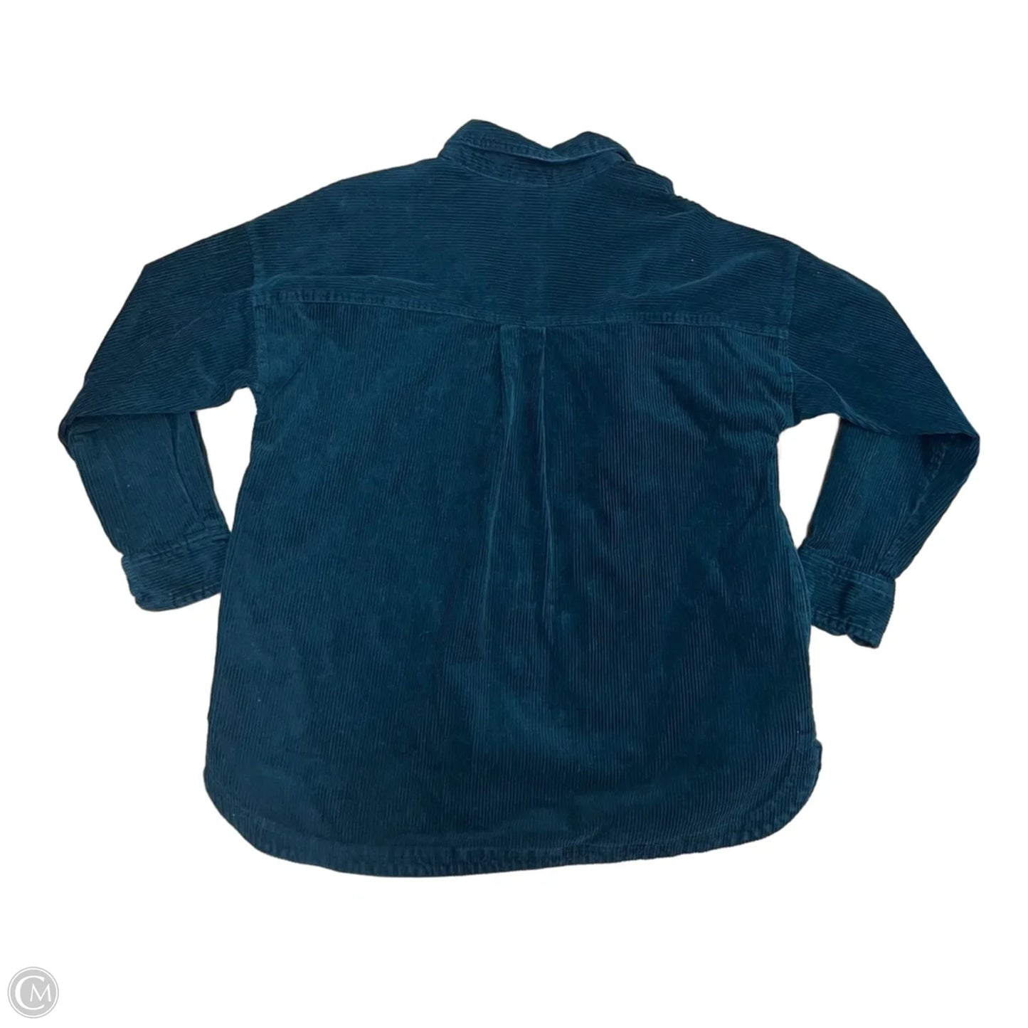 Jacket Shirt By Matty M In Green, Size: L