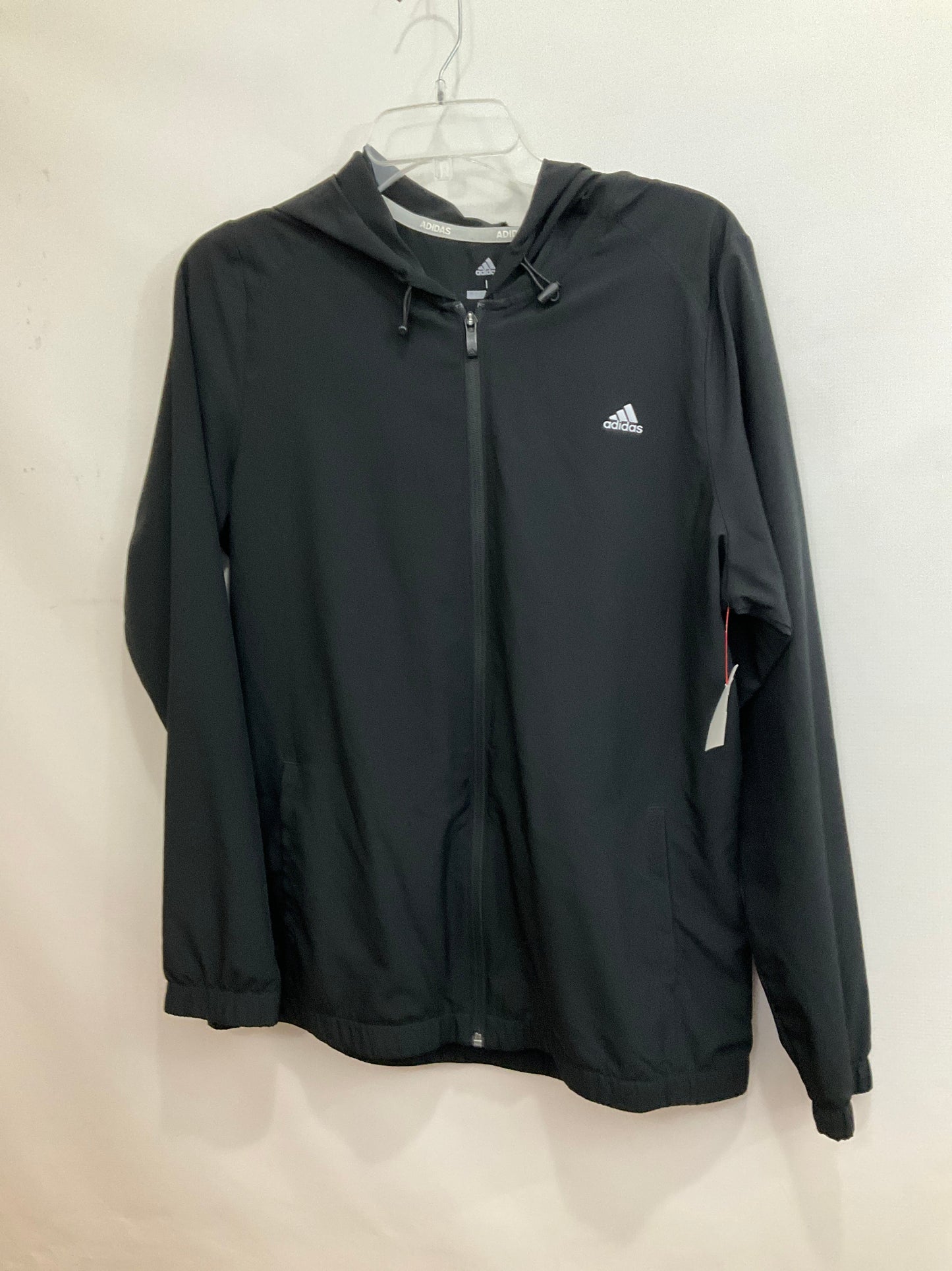 Athletic Jacket By Adidas Size: L