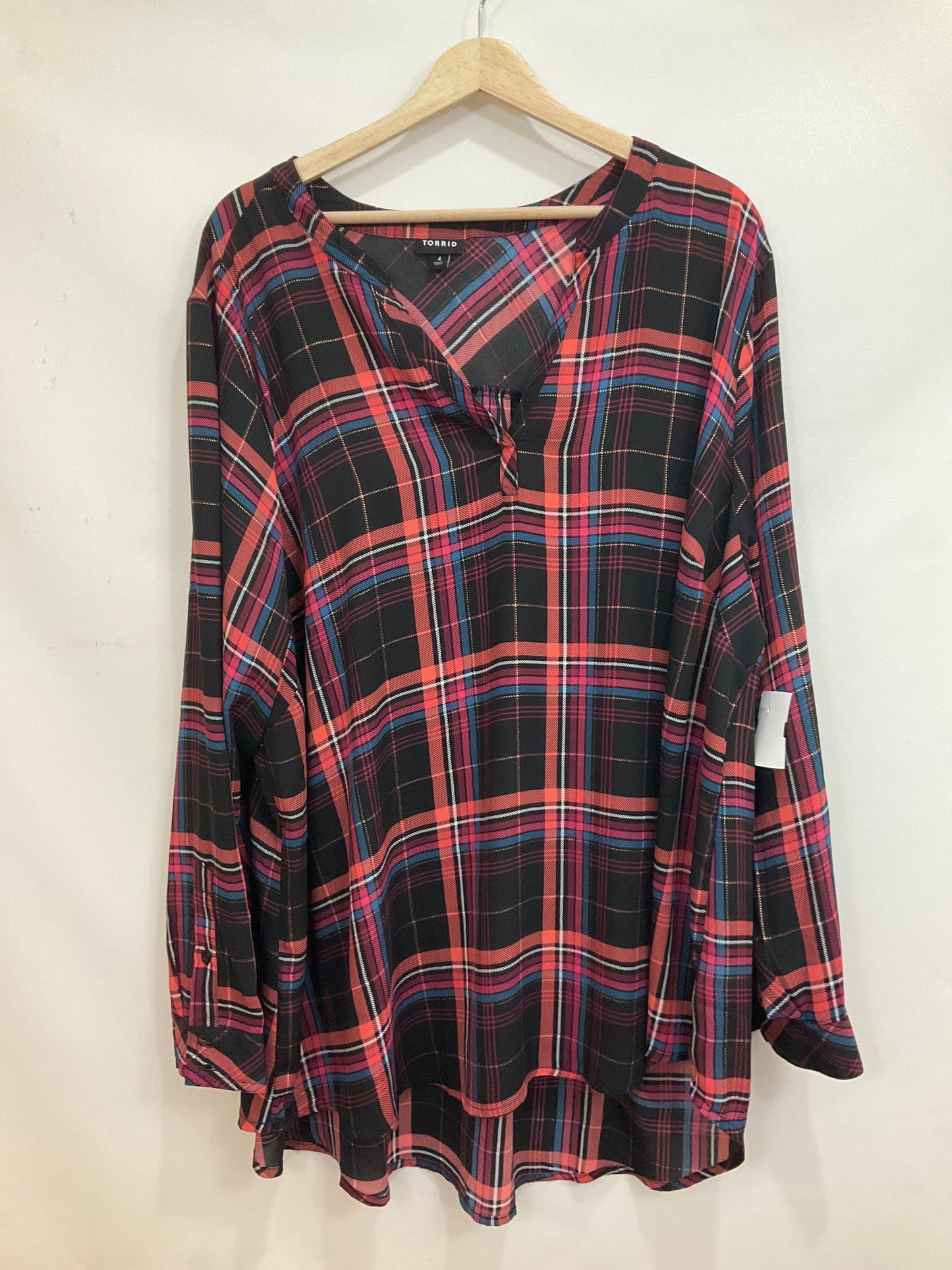 Blouse Long Sleeve By Torrid Size: 4x