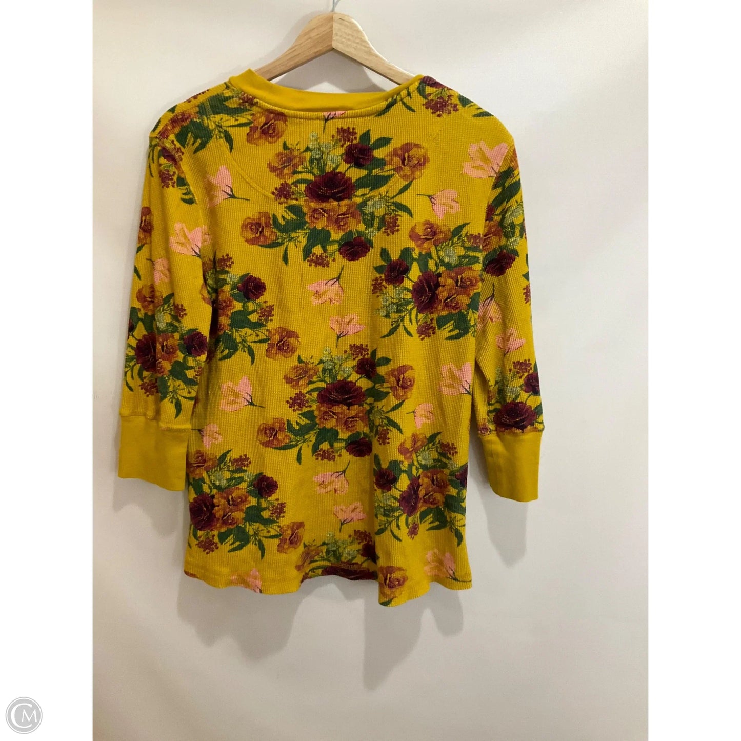 Top Long Sleeve By Sundance In Yellow, Size: Xl