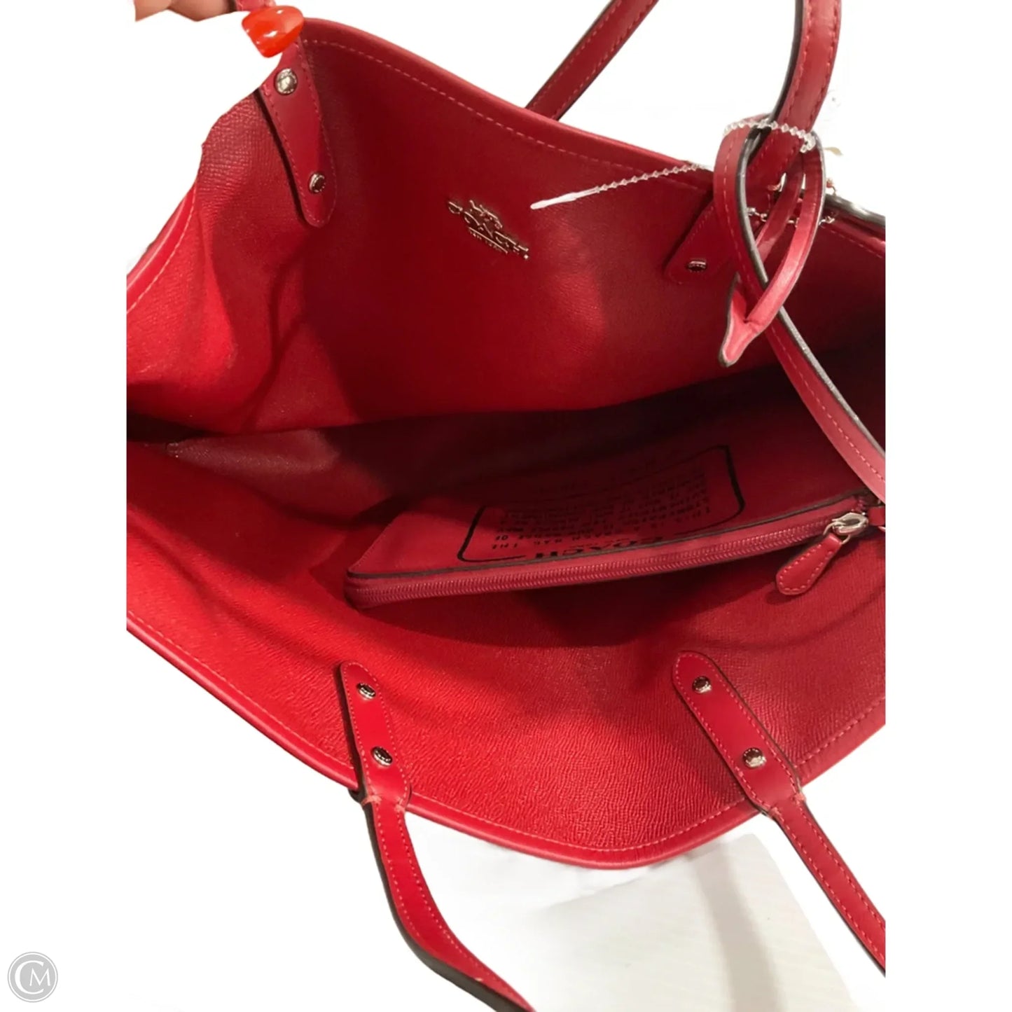 Handbag Designer By Coach, Size: Medium